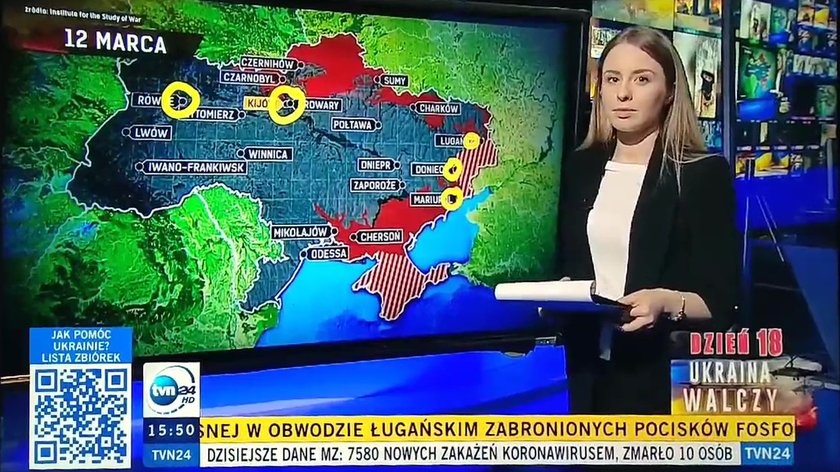 Alina Makarczuk Z Tvn Pokaza A Nagranie Jej Ojciec Walczy W Ukrainie