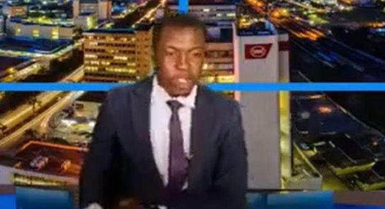 Angry news anchor pauses live TV report to demand salary, says we’re human beings