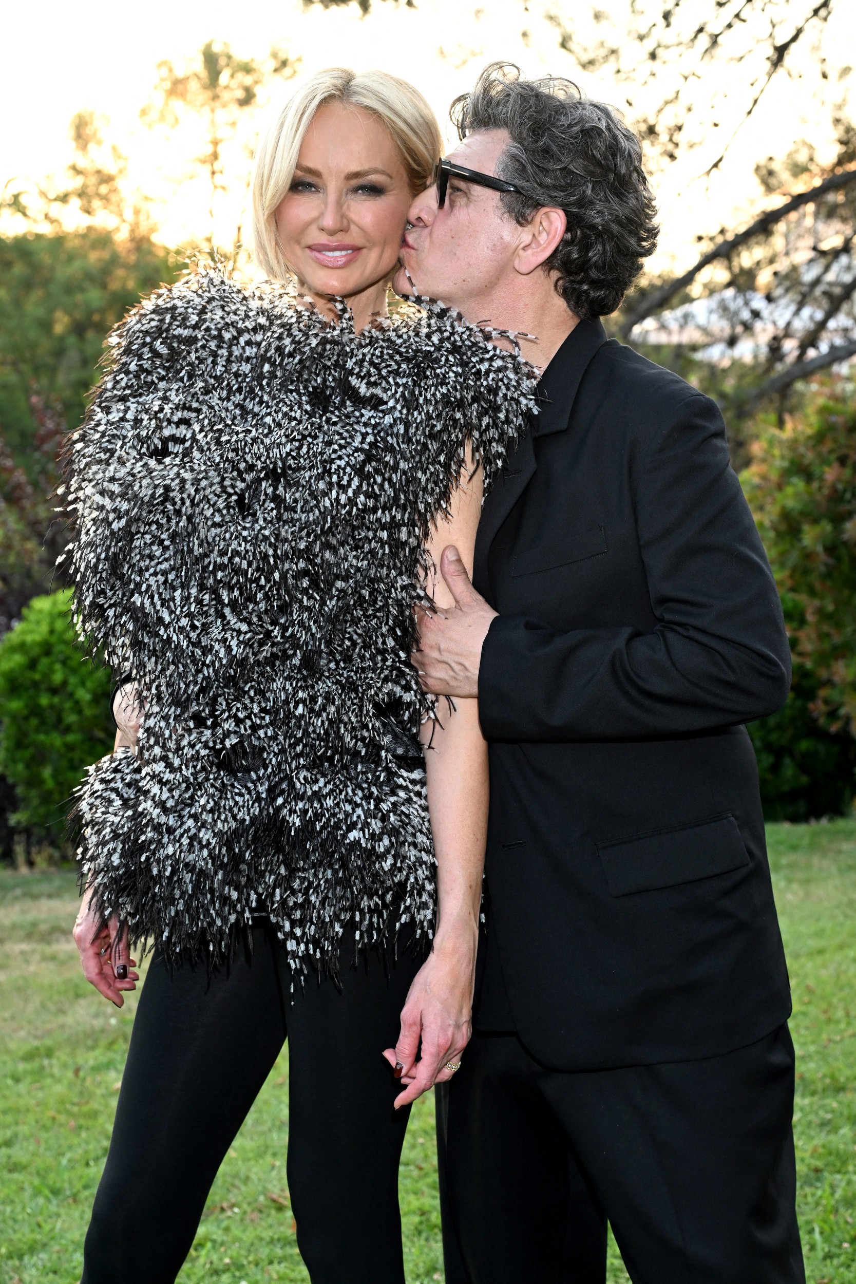 Modelka Adriana Sklenaříková a Marc Lavoine.