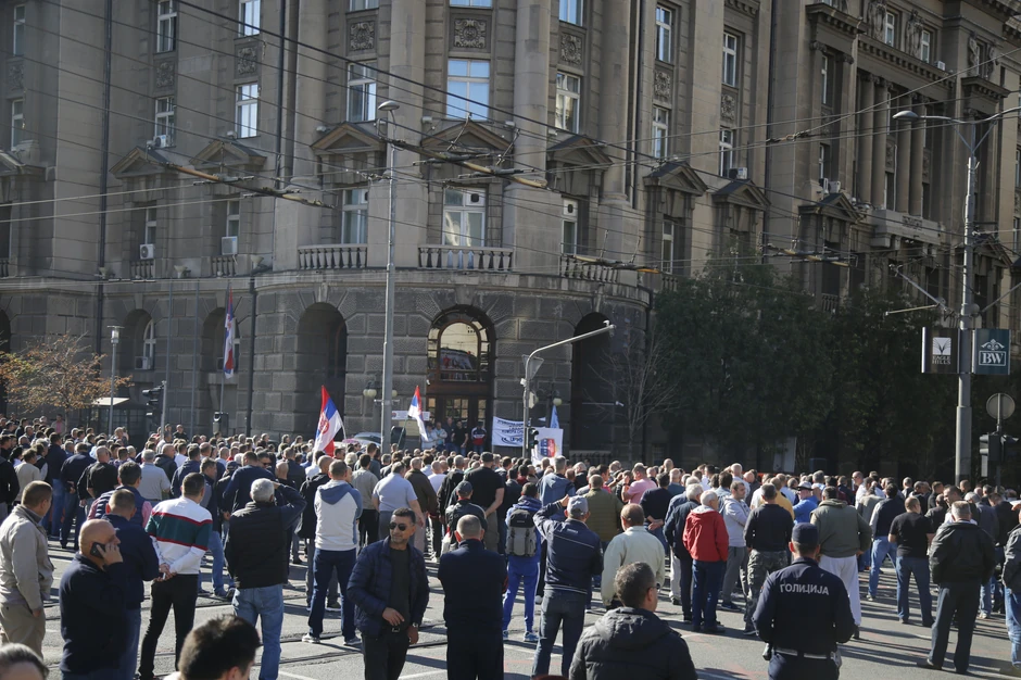 Protest taksista, dan 7.