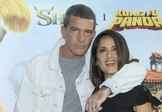 Antonio Banderas i Salma Hayek w Warszawie! ZDJĘCIA