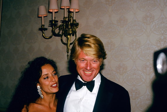 Sonia Braga i Robert Redford w 1988
