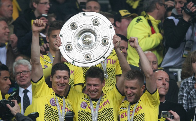 Robert Lewandowski;Łukasz Piszczek i Jakub Błaszczykowski