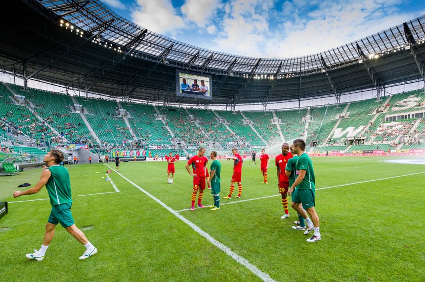 mecz Sląska ma stadionie