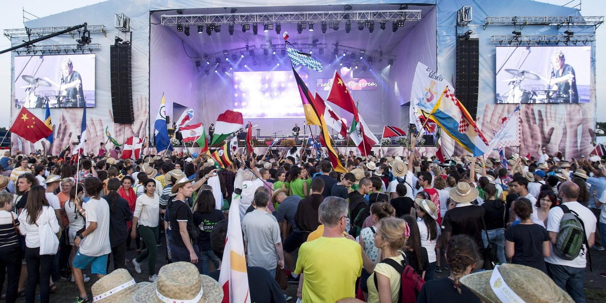 Katowice. Światowe Dni Młodzieży na lotnisku w Muchowcu 