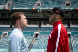 Spacerek "Canelo" Alvareza, 8 maja unifikacja pasów z Saundersem