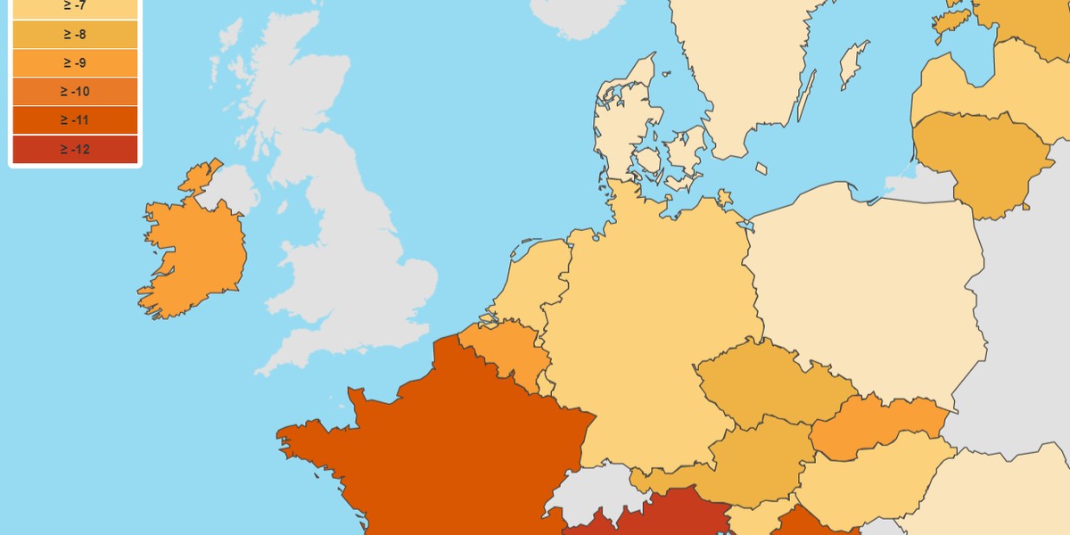 W ocenie ekonomistów Komisji Europejskiej sytuacja gospodarcza na kontynencie się pogarsza. W ich ocenie Polska jest jednym z tych krajów, które z kryzysu powinny wyjść z najmniejszymi stratami. 