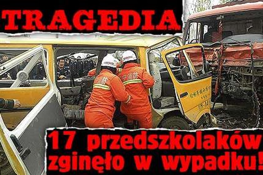 Tragedia. 17 przedszkolaków zginęło w wypadku!