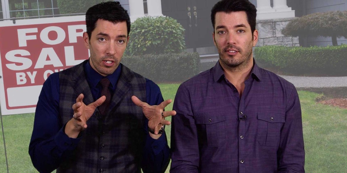 Drew and Jonathan Scott, the Property Brothers.