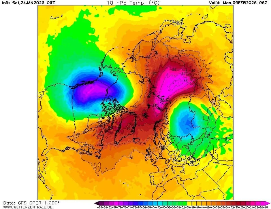 Cepanje polarnog vrtloga