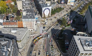 Remontują torowisko na Łokietka i Placu Św. Macieja