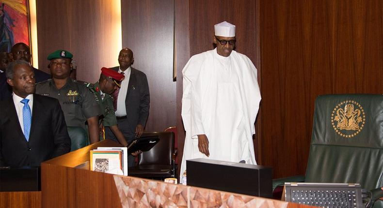 President Muhammadu Buhari presides over Federal Executive Council (FEC) meeting on Wednesday, March 15.
