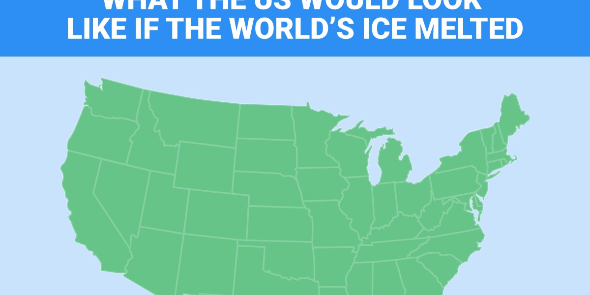 Here's how nearly 10,000 miles of US shoreline would change when all the ice on the earth melts