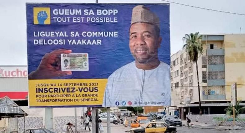 Campagne d'affichage de Bougane Guèye