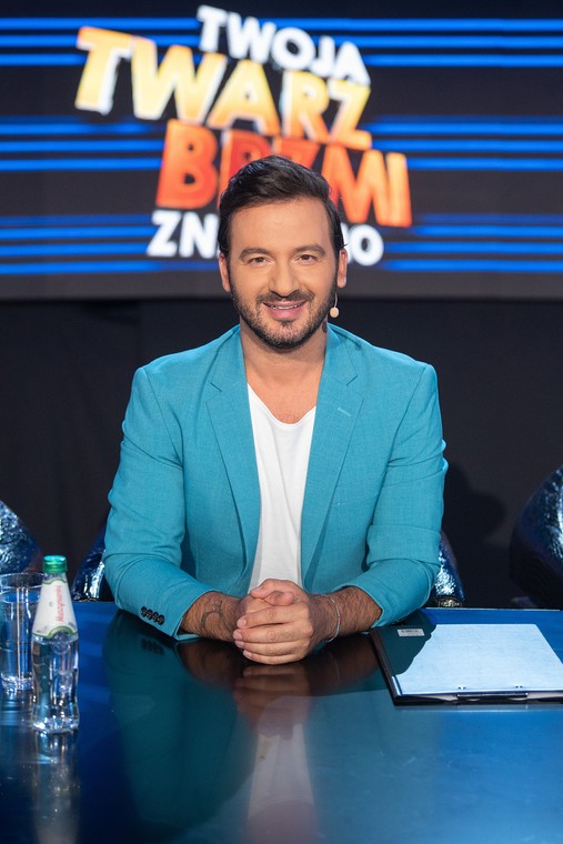 Stefano Terrazzino sprawdzi się w roli jurora w programie "Twoja Twarz Brzmi Znajomo"