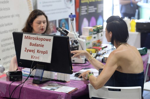 Mikroskopowe badanie żywej kropli krwi Life Balance Congress