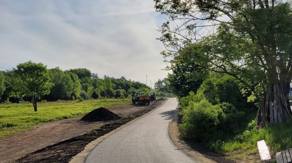 Na Zabrodzkiej powstał ciąg-pieszo rowerowy