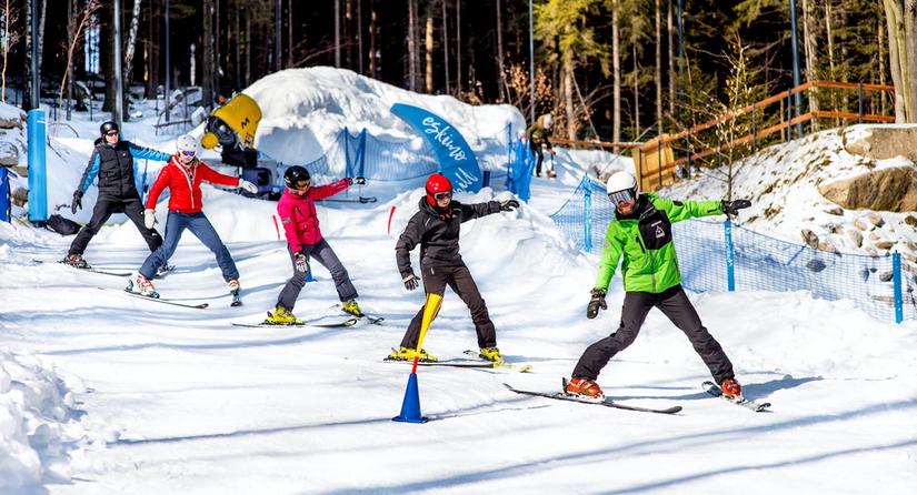 Blue Mountain Resort - nauka jazdy na nartach