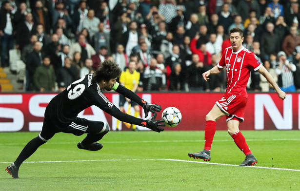 Liga Mistrzów: Lewandowski nie trafił do siatki Besiktasu. Bayern w ćwierćfinale