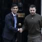 Rishi Sunak i Wołodymyr Zełenski w Londynie na Downing Street 10