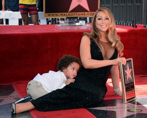 Mariah Carey i jej synek Monroe