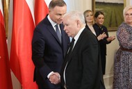 Prezydent Andrzej Duda i prezes PiS Jarosław Kaczyński