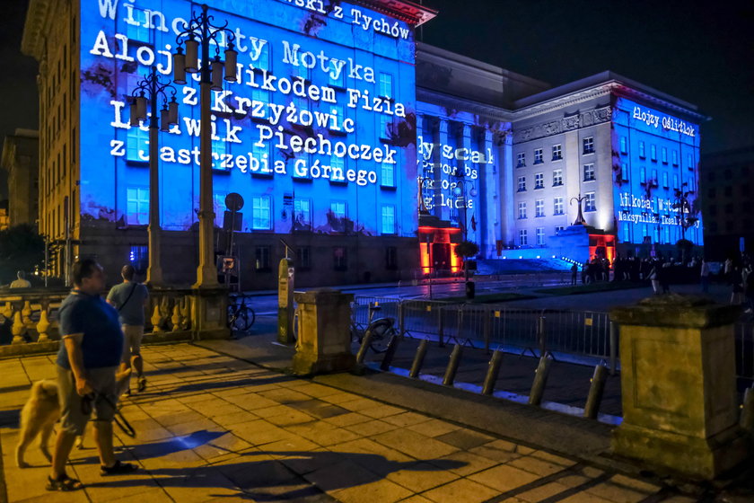 Mapping 3D związany z rocznicą wybuchu Powstań Śląskich