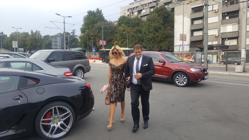 Aleksandra Gudelj sa suprugom