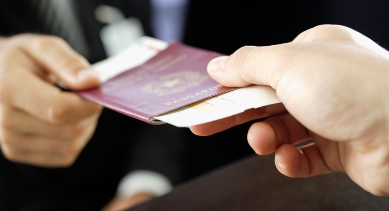 Henley & Partners cited political uncertainty and antisemitism as two reasons contributing to an ongoing surge in Americans seeking secondary passports.Simon Marcus Taplin/Getty