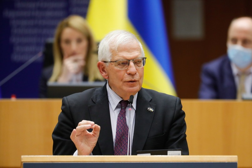 Szef unijnej dyplomacji Josep Borrell ostrzega, że Ukraina to niejedyny cel Putina