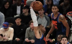 Liga NBA: Popis skuteczności Westbrooka. 14. z rzędu wygrana Houston Rockets