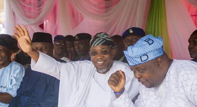 Governor Aregbesola at the commissioning of project