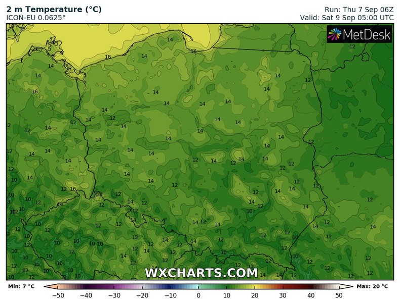 To będzie chłodna noc, zwłaszcza na wschodzie