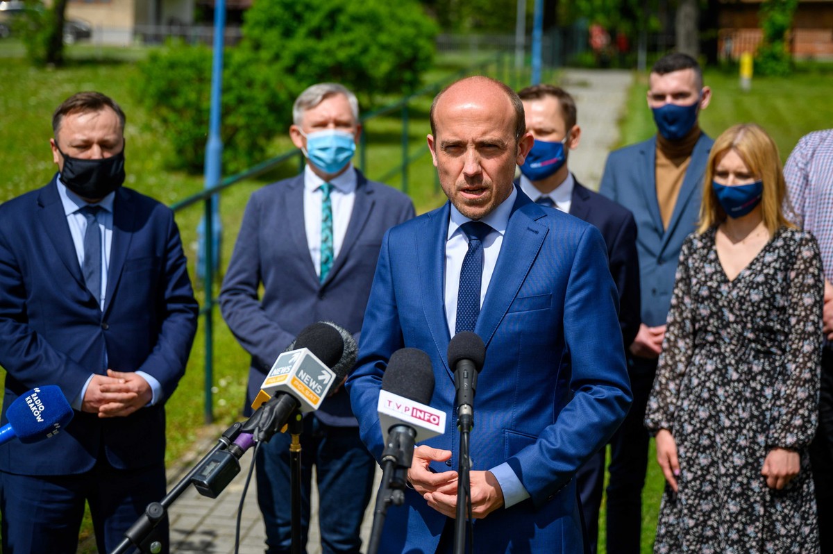 Przewodniczący PO Borys Budka