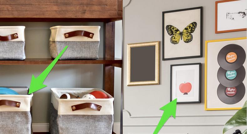 The designer makes sure to have storage for kids' toys and unique art pieces in her home.Klem Mitch/Shutterstock; Ground Picture/Shutterstock