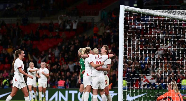Wembley will host the final of the 2022 women's European Championship Creator: Adrian DENNIS