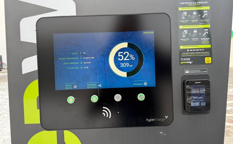 Ładowanie Audi RS e-tron GT Performance