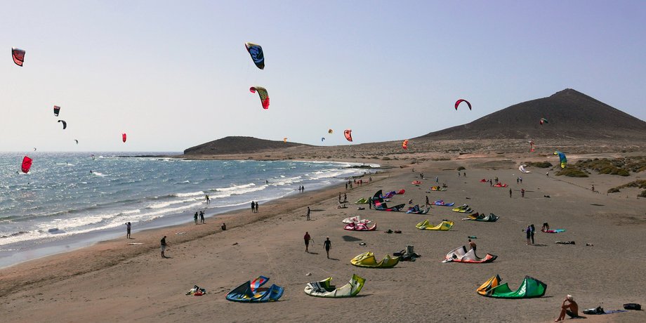 Kitesurferzy, El Médano