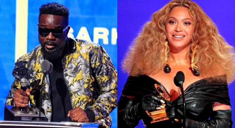 Sarkodie and Beyoncé 