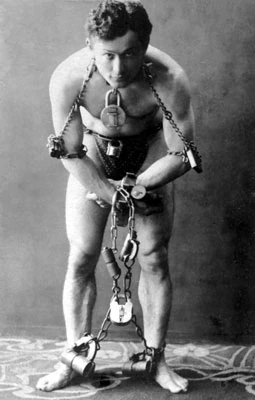 Harry Houdini - fotografia z 1899 roku. fot. Wikimedia Commons.