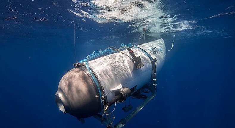 OceanGate's Titan submersible imploded in June, killing 5 billioniares [OceanGate/Getty Images]