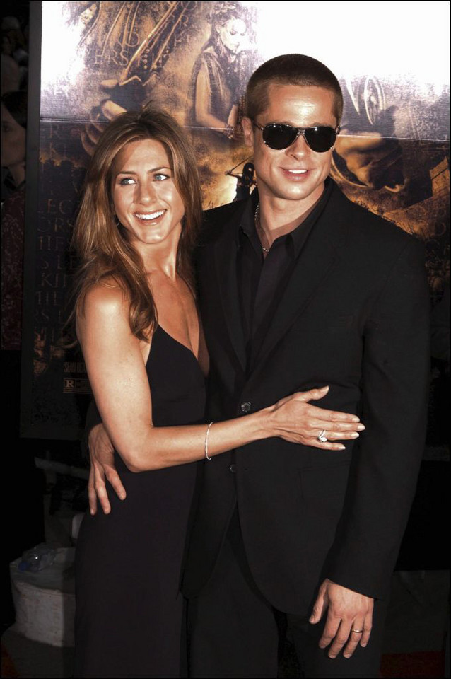 Jennifer Aniston i Brad Pitt w 2004 roku