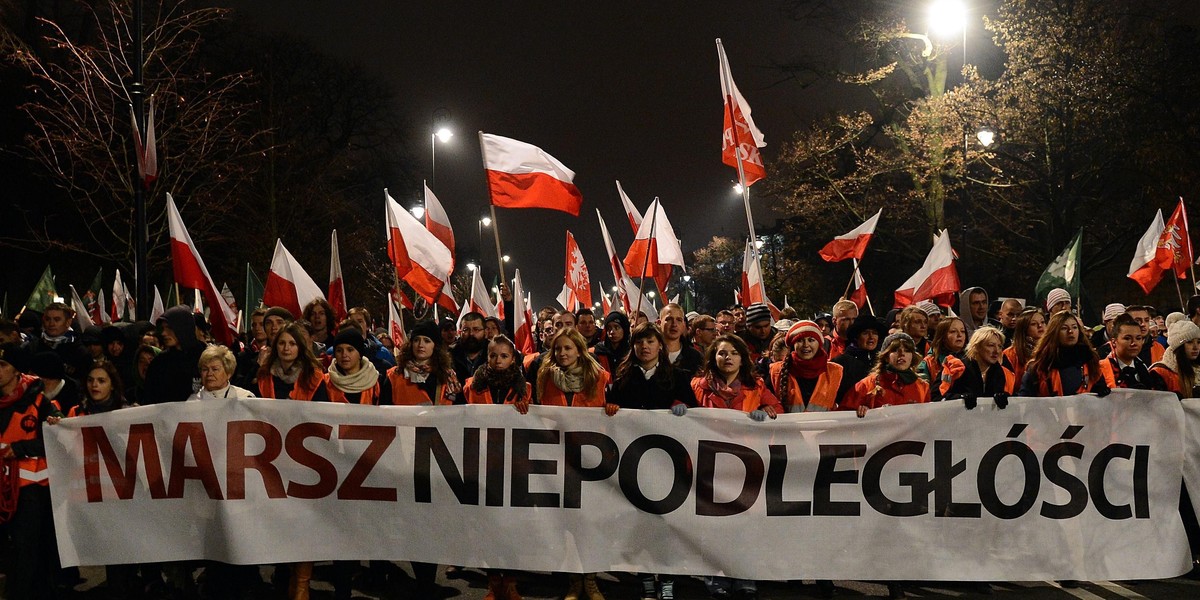 Sondaż: Polacy nie chcą brać udziału w marszu niepodległości