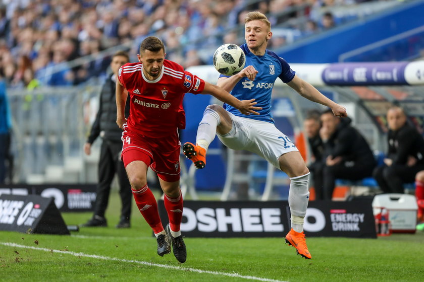 07.04.2018 LECH POZNAN - GORNIK ZABRZE LOTTO EKSTRAKLASA PILKA NOZNA