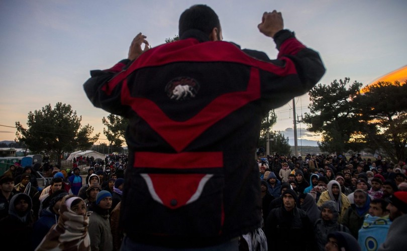 Zamieszki na granicy grecko - macedońskiej