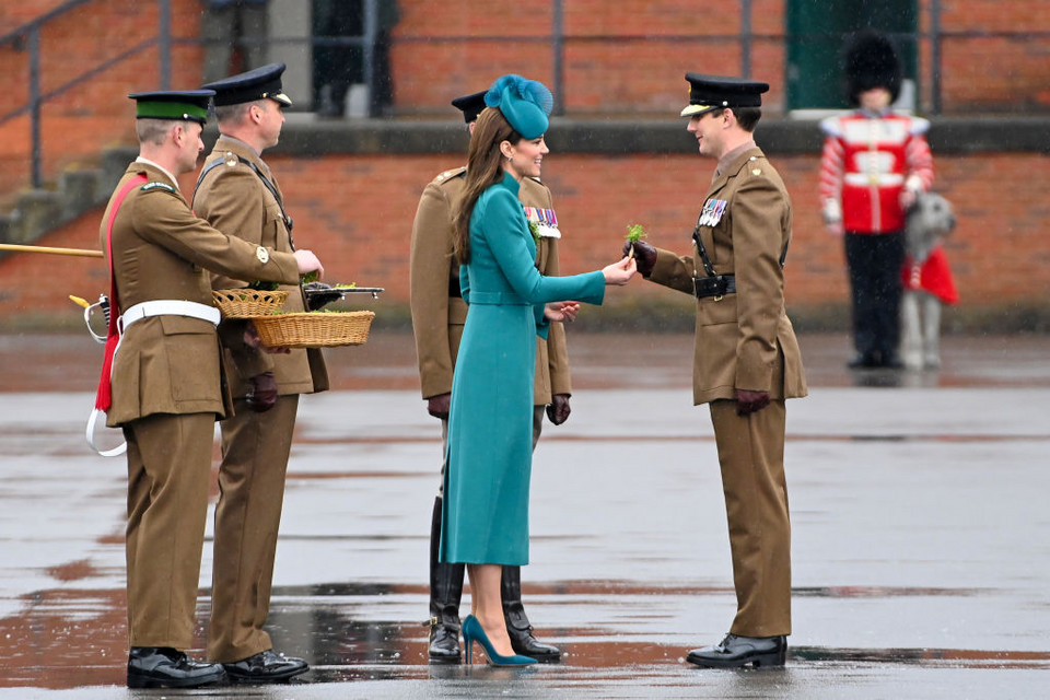 Kate Middleton i książę William na paradzie z okazji dnia św. Patryka 