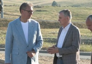Aleksandar Vučić obilazi radove na obilaznici oko Zlatibora