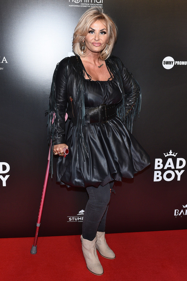 Dagmara Kaźmierczak na premierze filmu "Bad Boy"