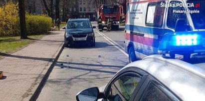 Horror w Piekarach Śląskich. 9-latek wbiegł pod auto