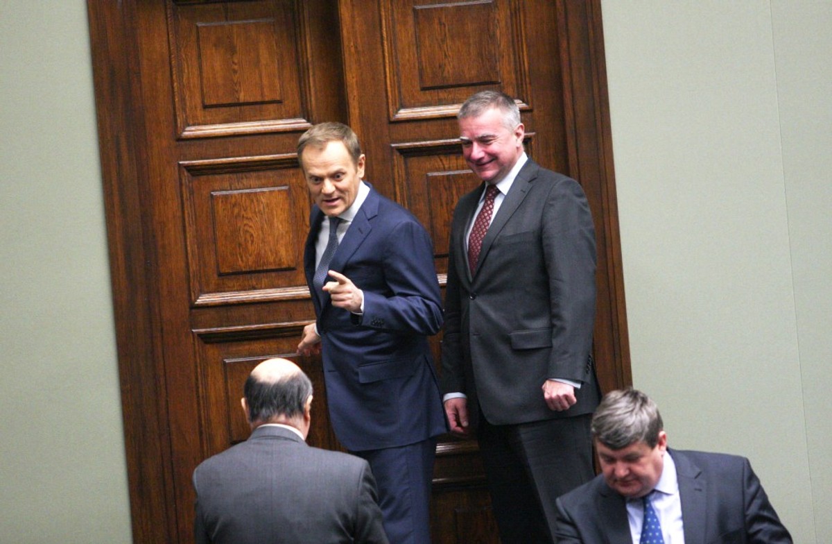 Paweł Graś i Donald Tusk
